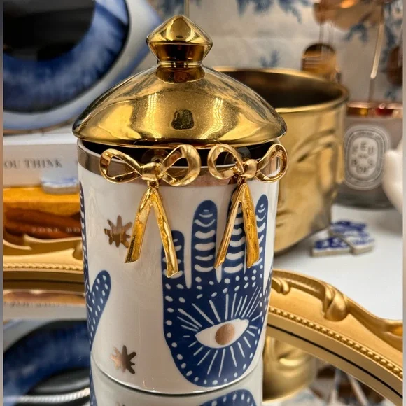 🆕 OSCAR DE LA RENTA 🧿 NWOT Runway Gold Bow Earrings - Picture 6 of 15